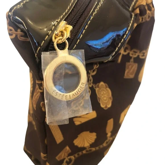 Estée Lauder Vintage Brown & Gold Charm Bracelet NEW - Picture 5 of 9